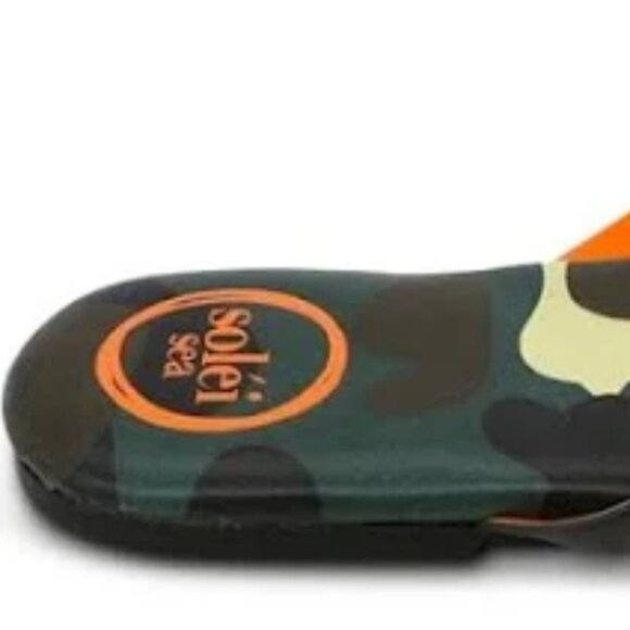 NEW SOLEI SEA Indie Flip Flop Sandals Camo for women 122mn - Picture 8 of 9